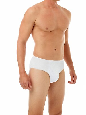 #ad Mens Disposable 100% Cotton Underwear Travel Hospital Stays Emergencies USA 10PK $19.99