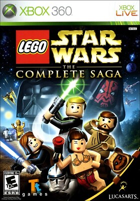 #ad Lego Star Wars: The Complete Saga 2008 LucasArts Microsoft Xbox 360 $8.35