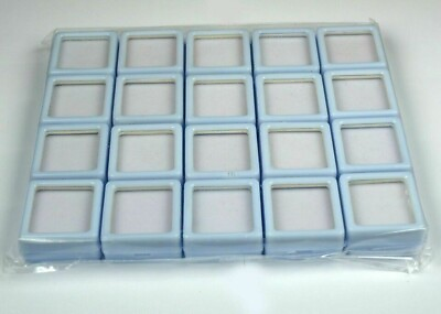 #ad White Color 20 Pcs Wholesale Display Plastic Box Storage For Gemstones amp; Diamond $9.59
