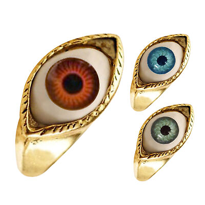 #ad Evil Eye Ring for Women Alloy Ring Punk Devil#x27;s Eye Ring Girls Jewelry Ring $7.18