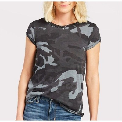 #ad We The Free Grey Camo Clare Tee Size M $23.20