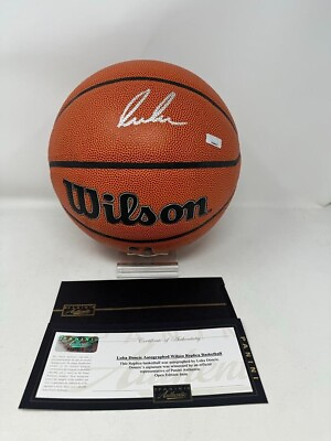 #ad Luka Doncic Dallas Mavericks Signed Autograph NBA Game Basketball Panini COA $699.00