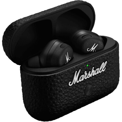 #ad Marshall Motif II A.N.C Active Noise Canceling Bluetooth Earbuds Black $199.99