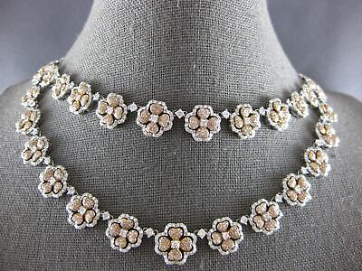 #ad GIA EXTRA LARGE 18.83CT WHITE amp; PINK DIAMOND 18KT WHITE amp; ROSE GOLD 3D NECKLACE $61811.20
