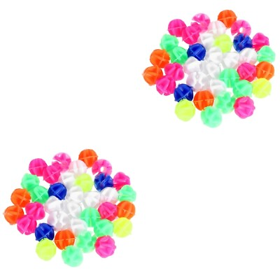 #ad 360 Pcs Round Bike Spoke Beads Plastic Clip Spoke Bead Wire Beads Decorations $15.44