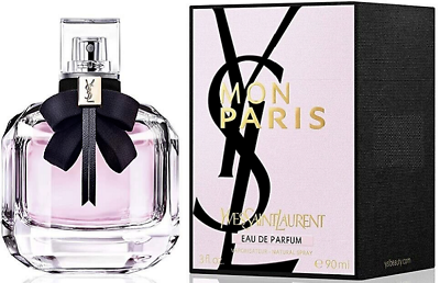 #ad Mon Paris by Yves Saint Laurent Eau De Parfum EDP Perfume 3oz 90ml New in Box $34.98