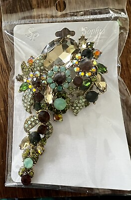 #ad NWT Sophia Collection Statement Brooch $11.00