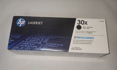 #ad HP 30X High Yield Black Original LaserJet Toner Cartridge CF230X OEM New Sealed C $118.00