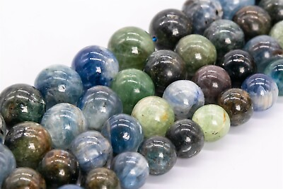#ad Genuine Natural Green Blue Kyanite Beads Grade A Round Loose Beads 4 5 6 7MM $7.47