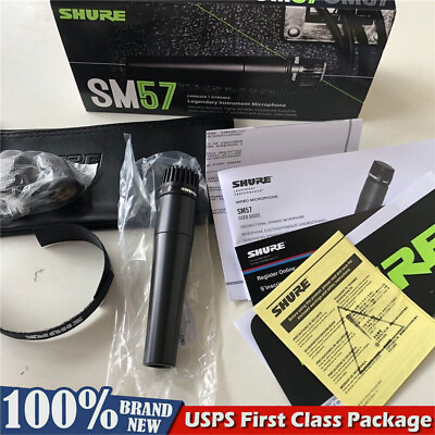 #ad Shure SM57 LC Cardioid Wired Dynamic Instrument Microphone SM57LC FAST SHIPPING $39.99