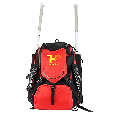 #ad HUGE PLAY Unisex Baseball Softball Backpack Boys and Girls Youth and Adults $29.99