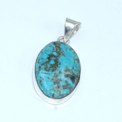 #ad Natural Turquoise Gemstone 925 sterling Silver Handmade Jewelry $15.99