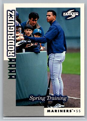 #ad Alex Rodriguez 1998 Score Rookie amp; Traded Spring Training #RT255 Mariners $1.79