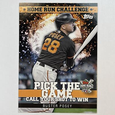 #ad 2022 Topps #HRC 29 Buster Posey Home Run Challenge Code Cards Series One $1.10