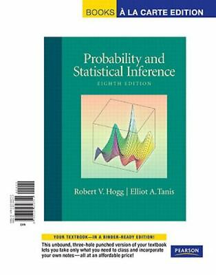#ad Probability and Statistical Inference Books a la Carte Edition 8th Edition $48.54