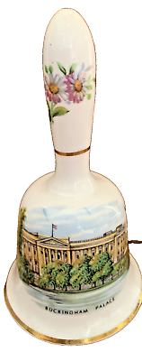 #ad Vintage Buckingham Palace Castle Souvenir ceramic Bell gift England $14.99