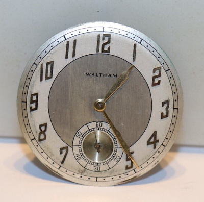 #ad Vintage Waltham 21j Colonial Watch Movement amp; Dial $59.99