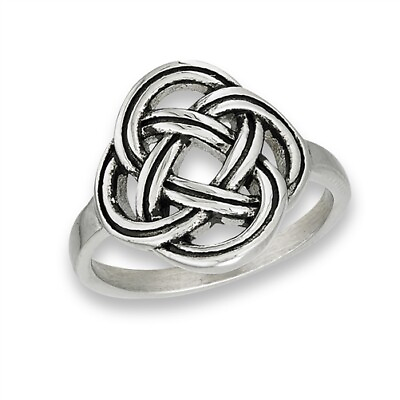 #ad Stainless Steel Celtic Knot Ring Free Gift Packaging $13.90