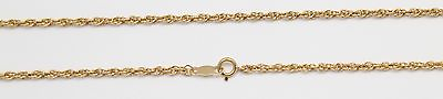 #ad 14k Yellow Gold Prince of Whales Chain Link Necklace $327.99