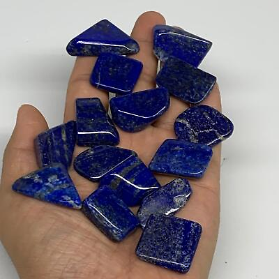 #ad 117.5g0.9quot; 1.4quot; 15pcs Natural Lapis Lazuli Tumbled Stone @Afghanistan B30258 $10.80