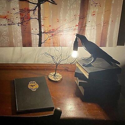 #ad Unique Bird Crow Wall Lamp Table Lamp Night Light Bedroom Bedside Livingroom 1pc $38.77
