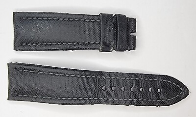 #ad Authentic Blancpain Black Sailcloth Watch Strap 418G 23 20mm 75113mm OEM $149.00