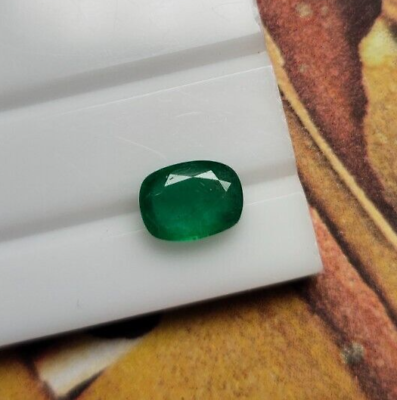 #ad Natural Emerald Cushion Cut 6x8 mm 1.10 Carat Luster Vibrancy Green Emerald Cut $150.26