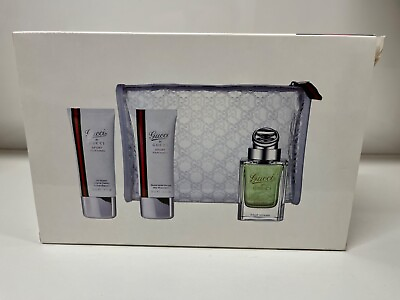 #ad Gucci by Gucci SPORT gift set for men 3oz eau de toilette balm gel bag. $200.00
