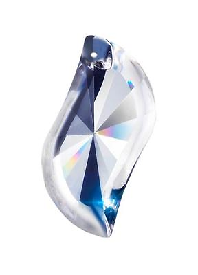 5 Clear S Shape 50mm Swirl Chandelier Crystals Prisms Suncatcher Pendants $16.99