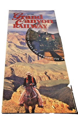 #ad GRAND CANYON RAILWAY UNDATED TIMETABLE AND BROCHURE $20.00