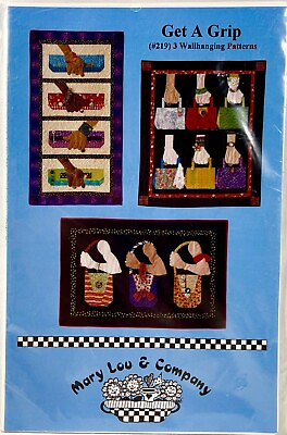 #ad #ad NEW 2000s Mary Lou amp; Co Sewing Pattern 219 Get A Grip Wall Quilts Vintage 14421 $14.00