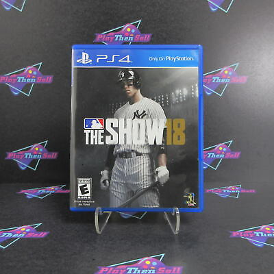 #ad MLB The Show 18 PS4 PlayStation 4 Complete CIB $9.95
