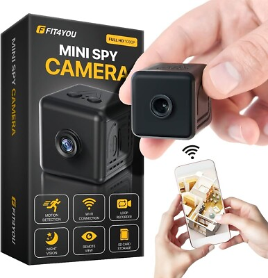 #ad Mini Hidden Camera Wifi Home Security Cam Full HD 1080P Night Vision Audio $19.94