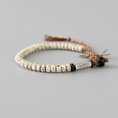 #ad Tibetan Buddhist Braided Lucky Knot Bracelet Natural Beaded Handmade Men Women C $2.84