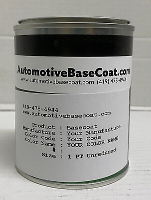 #ad CHEVROLET BASECOAT PAINT **UNREDUCED** PICK YOUR COLOR 1 Pint $55.86