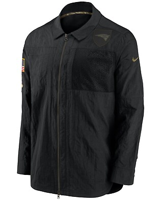 #ad Nike New England Patriots Salute To Service Zip Sideline Jacket Mens Medium NWT $35.95