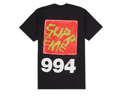 #ad Supreme Paint Tee SS24. Size XL Black SOLD OUT 2024 $98.00