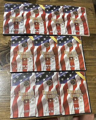 #ad Lot Of 10 DVDs American Honor Video Collection Vietnam Special Missions WWII $34.99