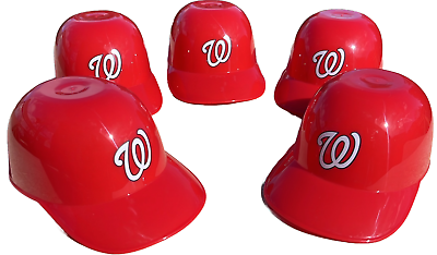 #ad ⚾ Washington Nationals MLB Rawlings Mini Ice Cream Snack Helmet 5 Pack $11.99