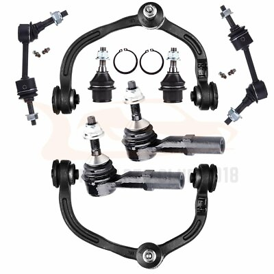 #ad Fits 03 04 Lincoln Navigator 8PC Front Upper Control Arms Ball Joints Tie Rods $89.29