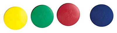 #ad Round Card Holders With Case In Red Yellow Green amp; Blue Multi $14.39
