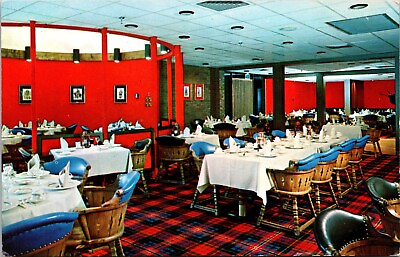 #ad Vtg Virginia VA Angus Room Restaurant Sheraton Fredericksburg Motor Inn Postcard $4.99