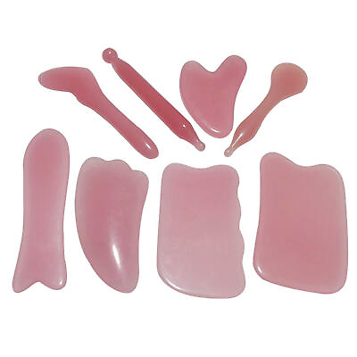 #ad Gua Sha Natural Resin Stone Shape Facial Body Massage Board Tool 1PC $8.18