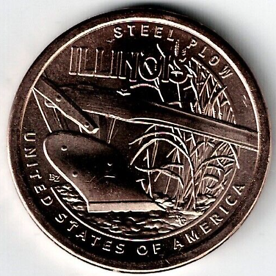 #ad 2024 D Denver $1 Coin for American Innovation Illinois Series $2.95