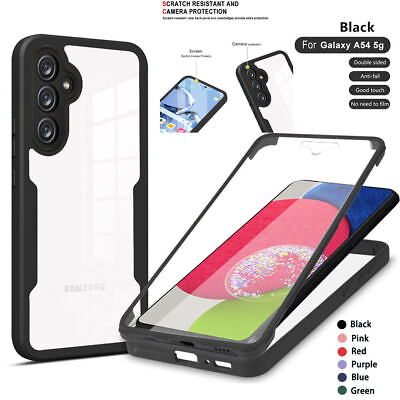 #ad 360 Full Protector Case For Samsung A83 A73 A54 Clear Modern Screen Protector $8.99
