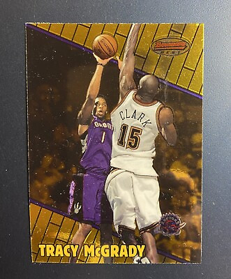 #ad 2000 Bowmans Best Gold Tracy McGrady Toronto Raptors Legend #56 $4.50