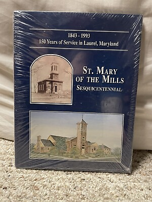 #ad St Mary Of The Mills Sesquicentennial 1843 1993 Vintage Church Religion Maryland $15.99