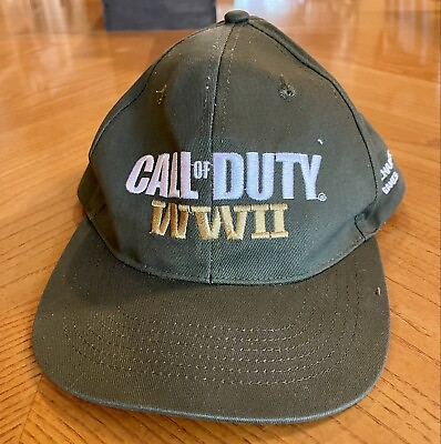 #ad Men#x27;s Call Of Duty WW2 Hat Sledgehammer Games Snapback Hat Cap COD WWII B3 $9.95