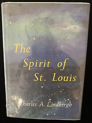 #ad The Spirit of St. Louis 1953 Book by Charles A. Lindbergh Club Edition Libr Bdg $17.65