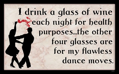 #ad Five Glasses Wine Signs liquor alcohol barsdrinking dancing wall decor $14.99